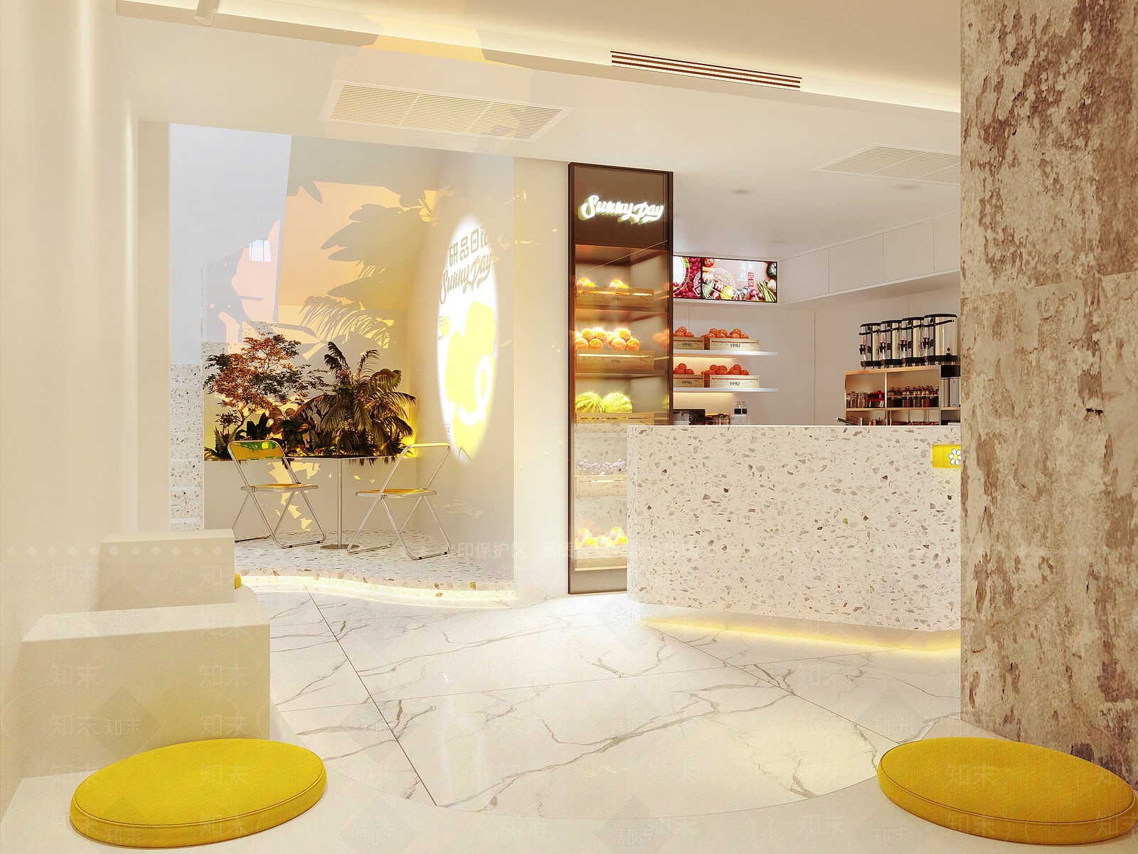 北欧奶茶店3D模型下载【ID:1112842551】