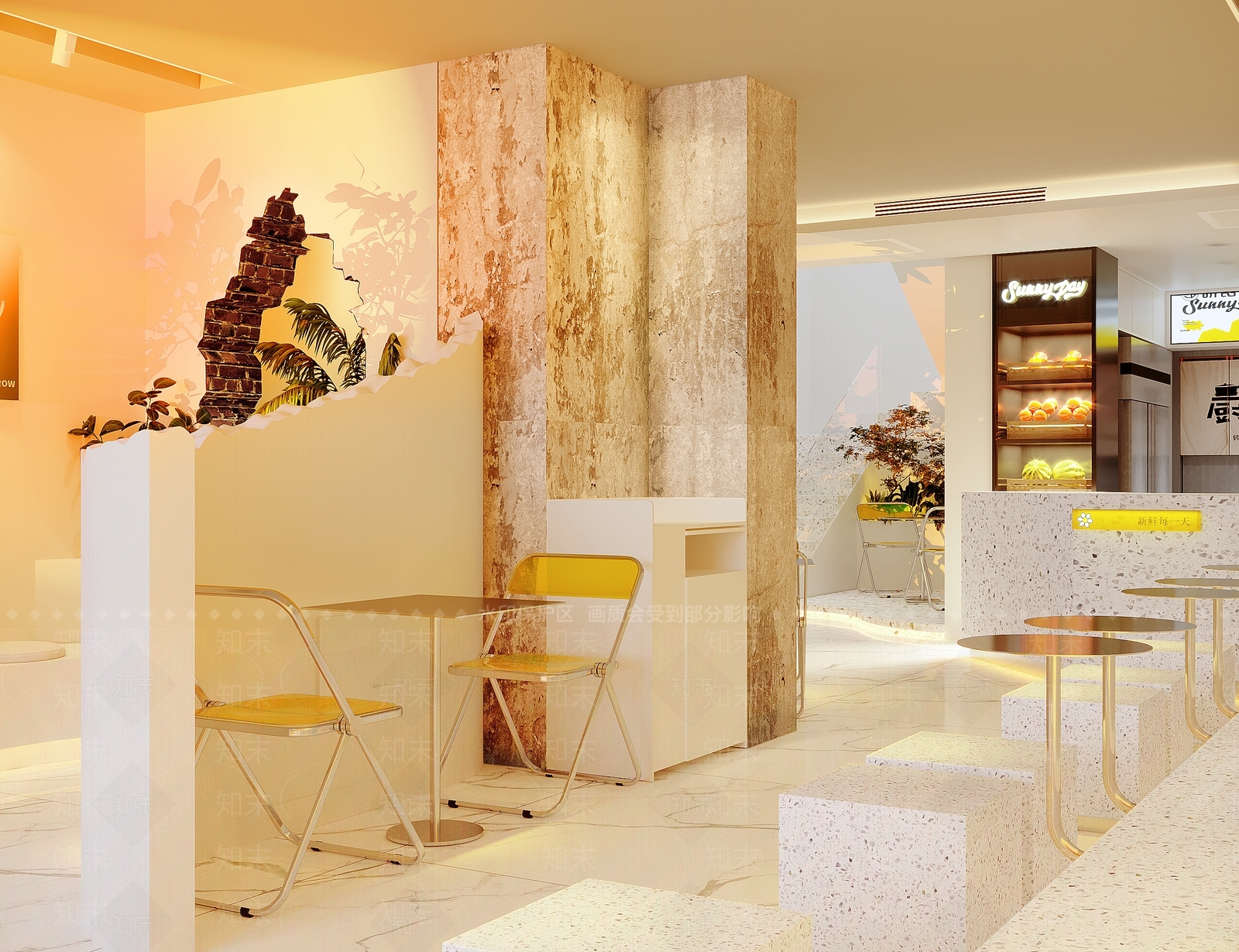 北欧奶茶店3D模型下载【ID:1112842551】