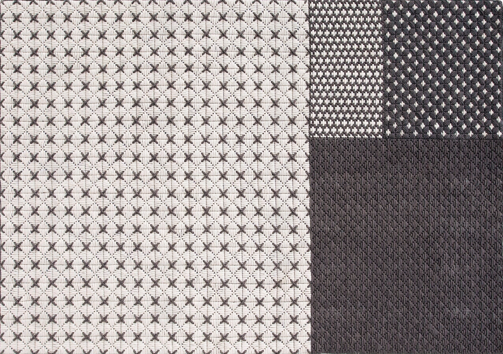 撞色拼接针织地毯贴图下载【ID:1112861669】