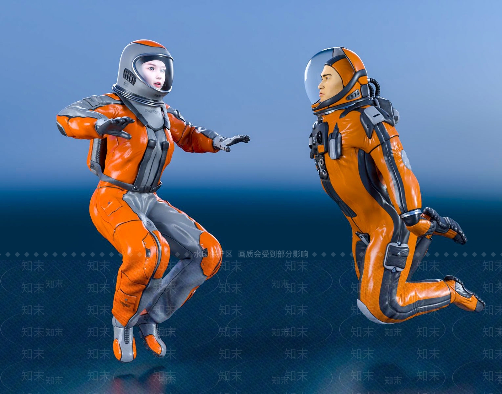 现代太空人3D模型下载【ID:1112879253】