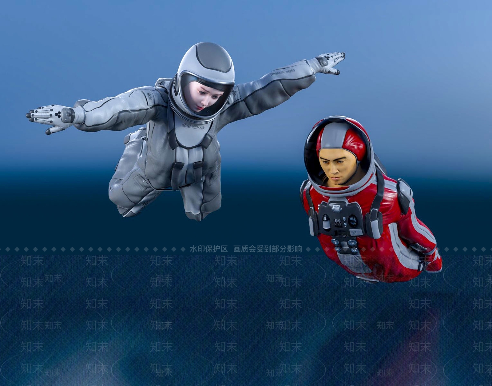 现代太空人3D模型下载【ID:1112879792】