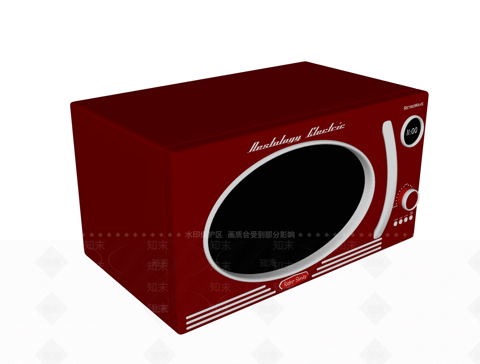 现代微波炉SU模型下载【ID:1112885830】