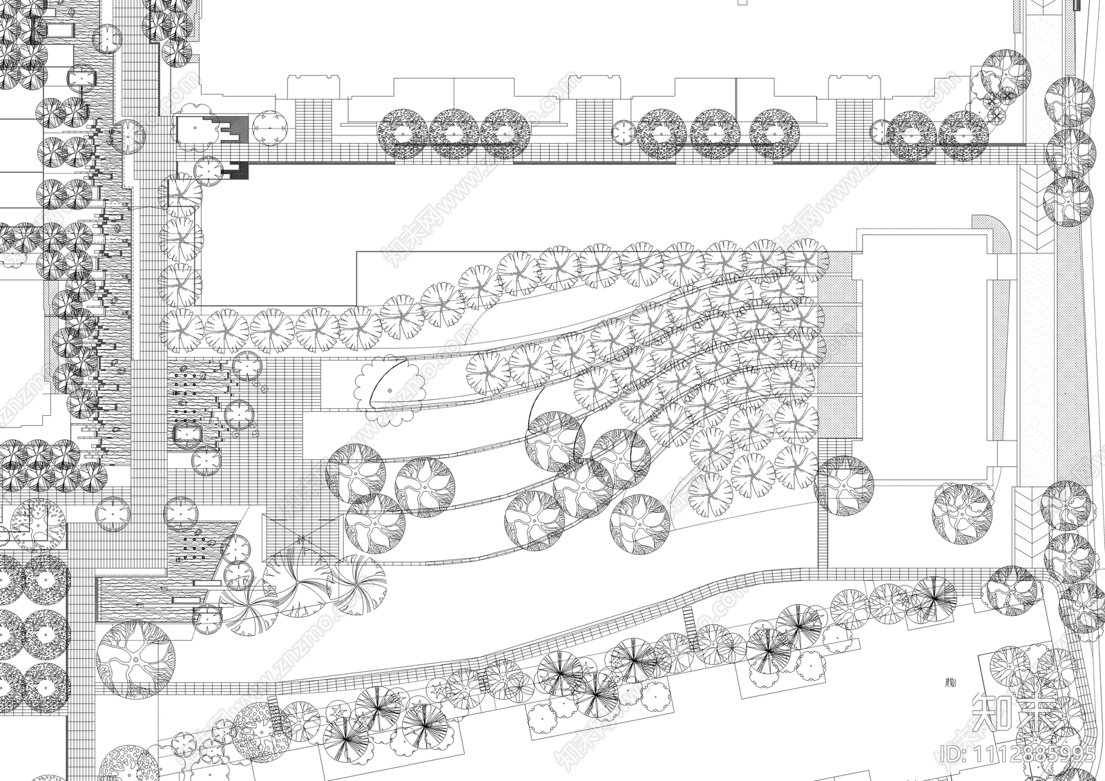 小区园林绿化图方案施工图下载【ID:1112885995】