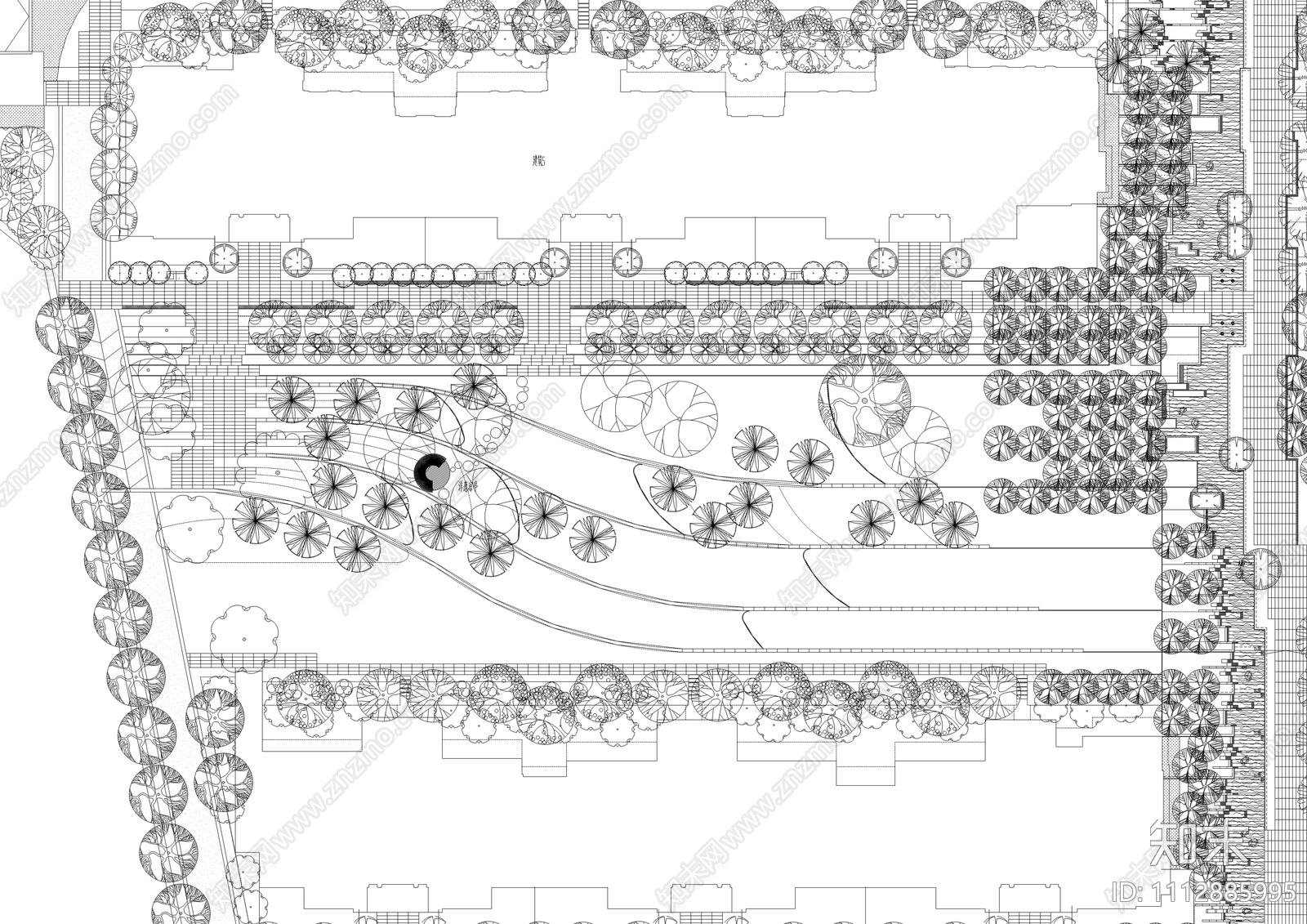 小区园林绿化图方案施工图下载【ID:1112885995】