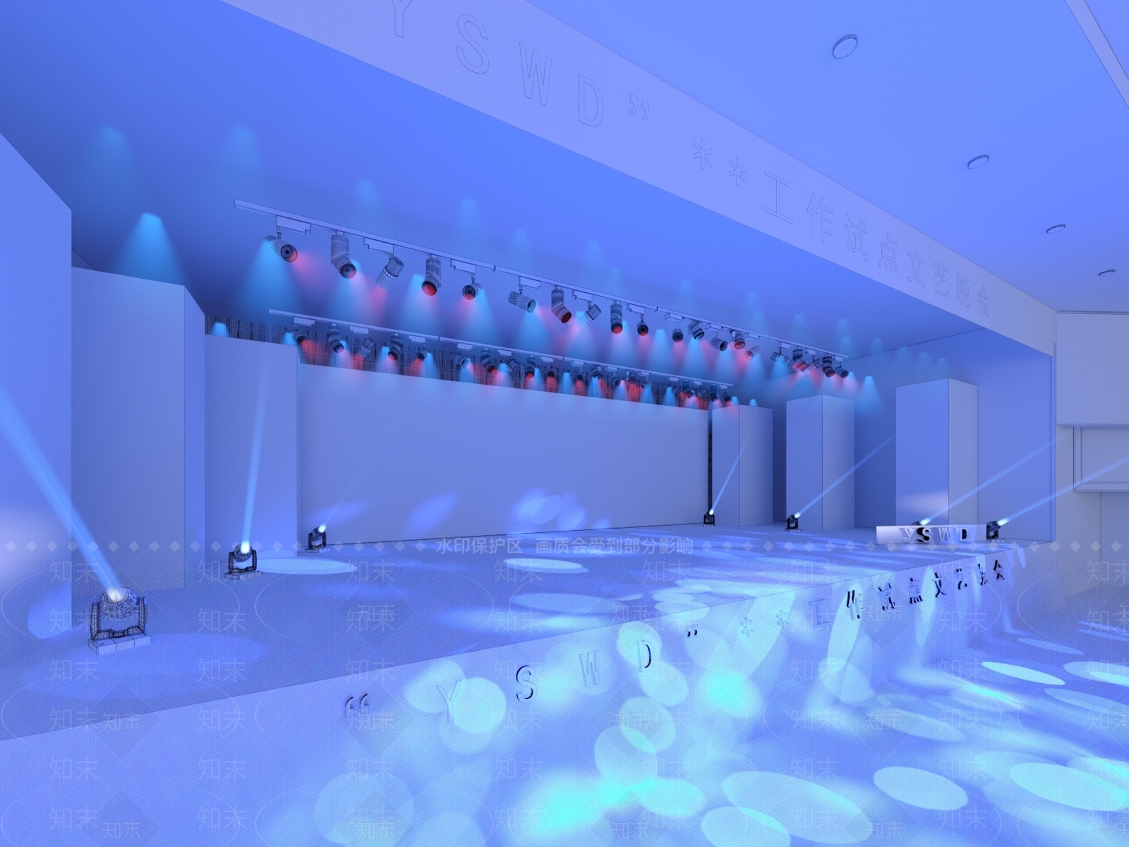 现代舞台3D模型下载【ID:1112892707】