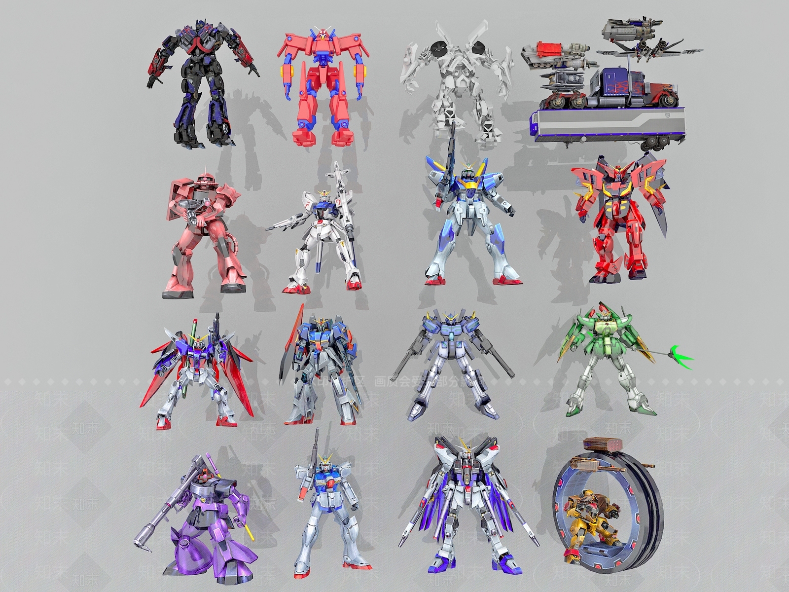 变形金刚3D模型下载【ID:1112914940】