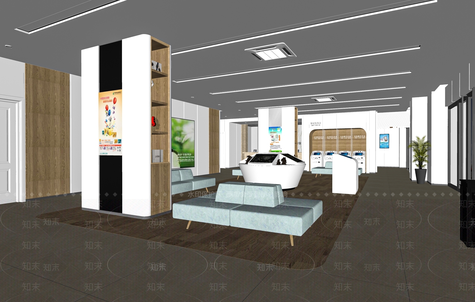 现代银行SU模型下载【ID:1112916822】
