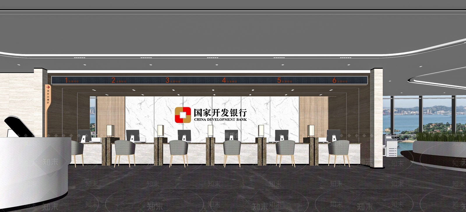 现代银行SU模型下载【ID:1112916831】