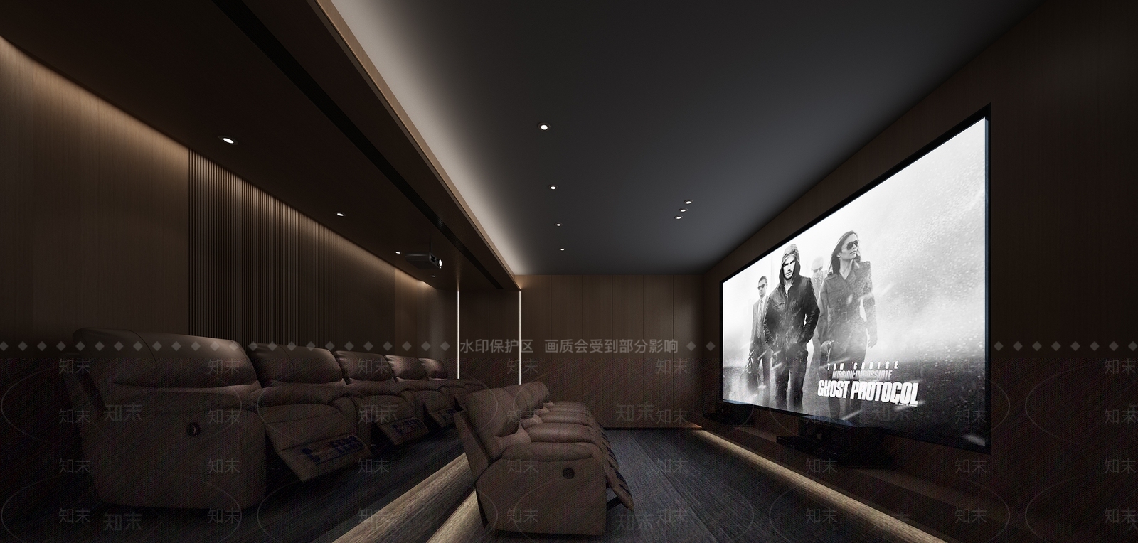 现代家居影音室3D模型下载【ID:1112919222】