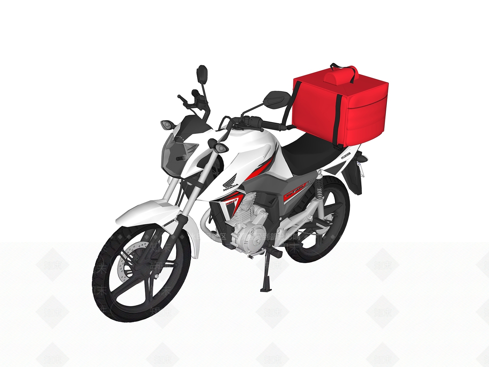现代摩托车SU模型下载【ID:1112920348】