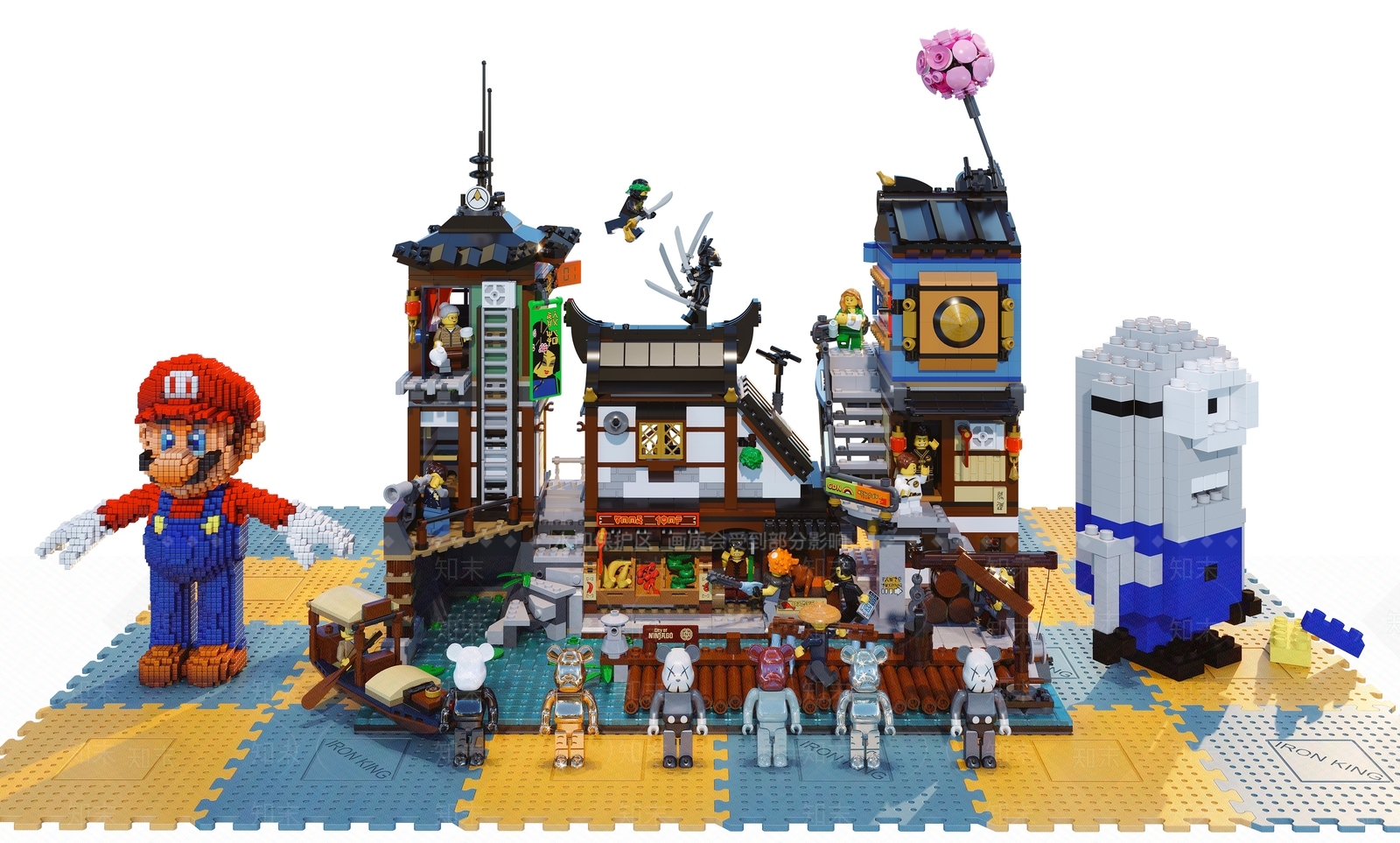 现代乐高积木3D模型下载【ID:1112929622】