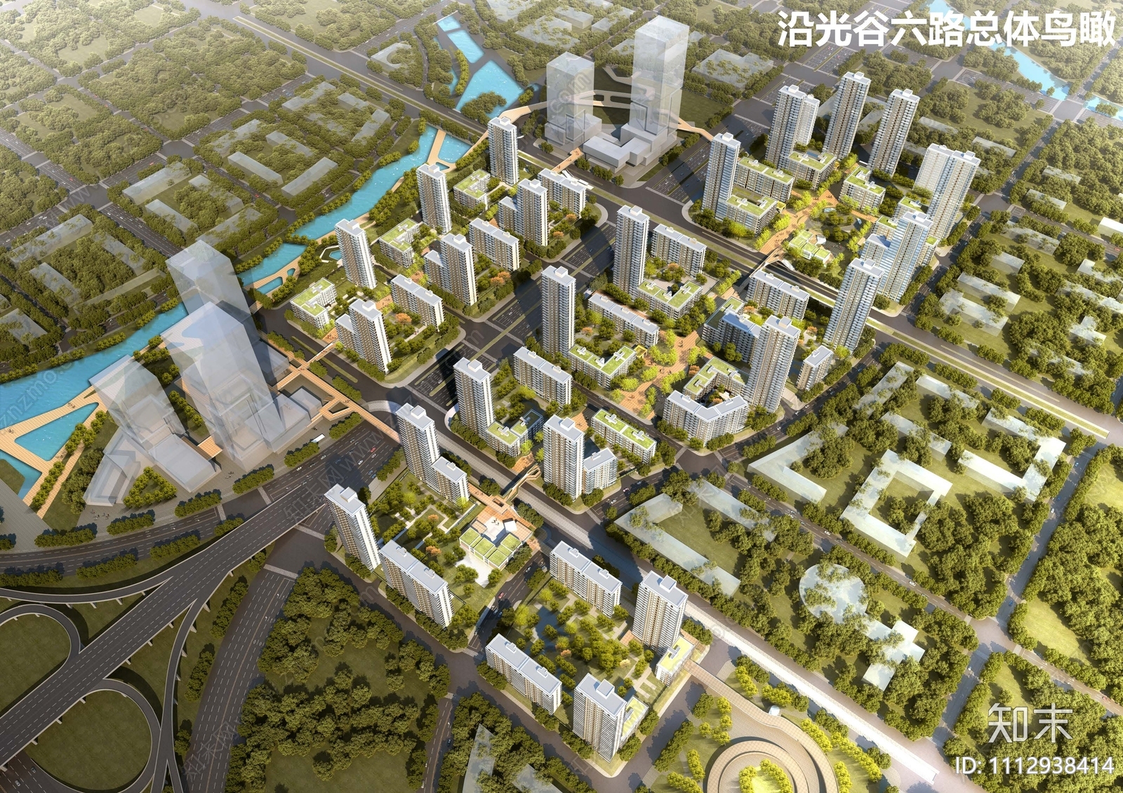 武汉光谷创新天地规划建筑设计下载【ID:1112938414】