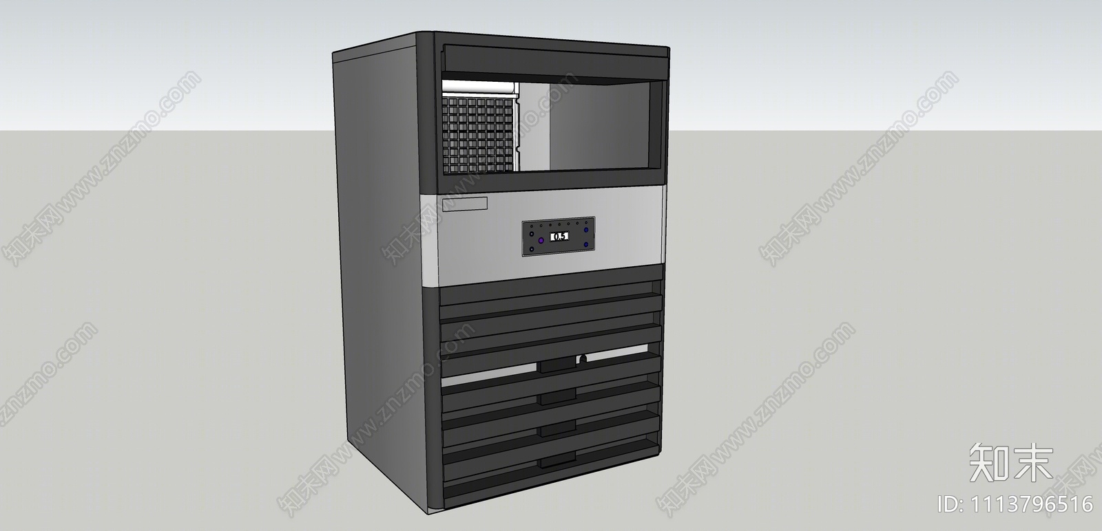 现代制冰机SU模型下载【ID:1113796516】
