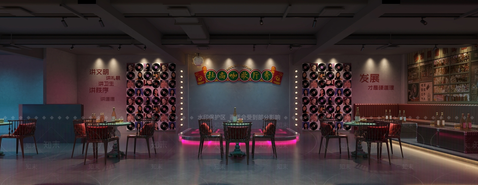 工业风复古怀旧酒吧3D模型下载【ID:1112950814】