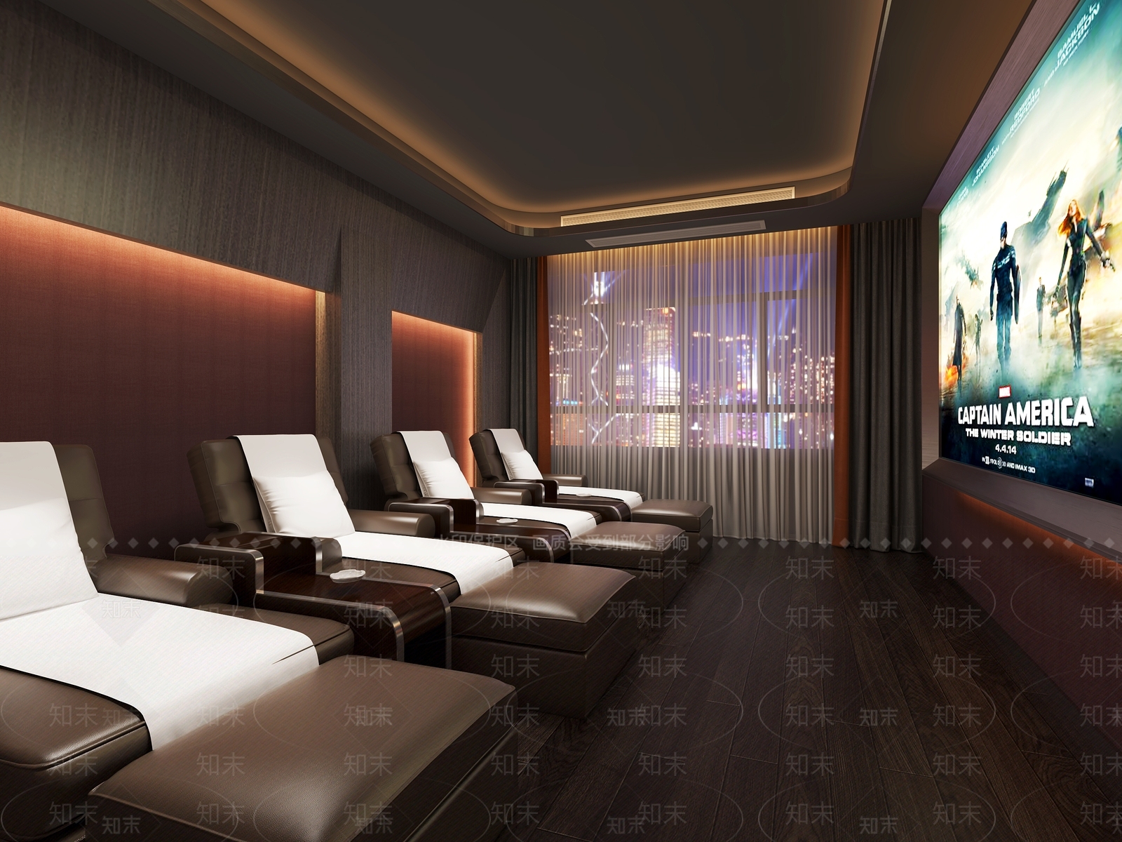 现代影音室3D模型下载【ID:1112953860】