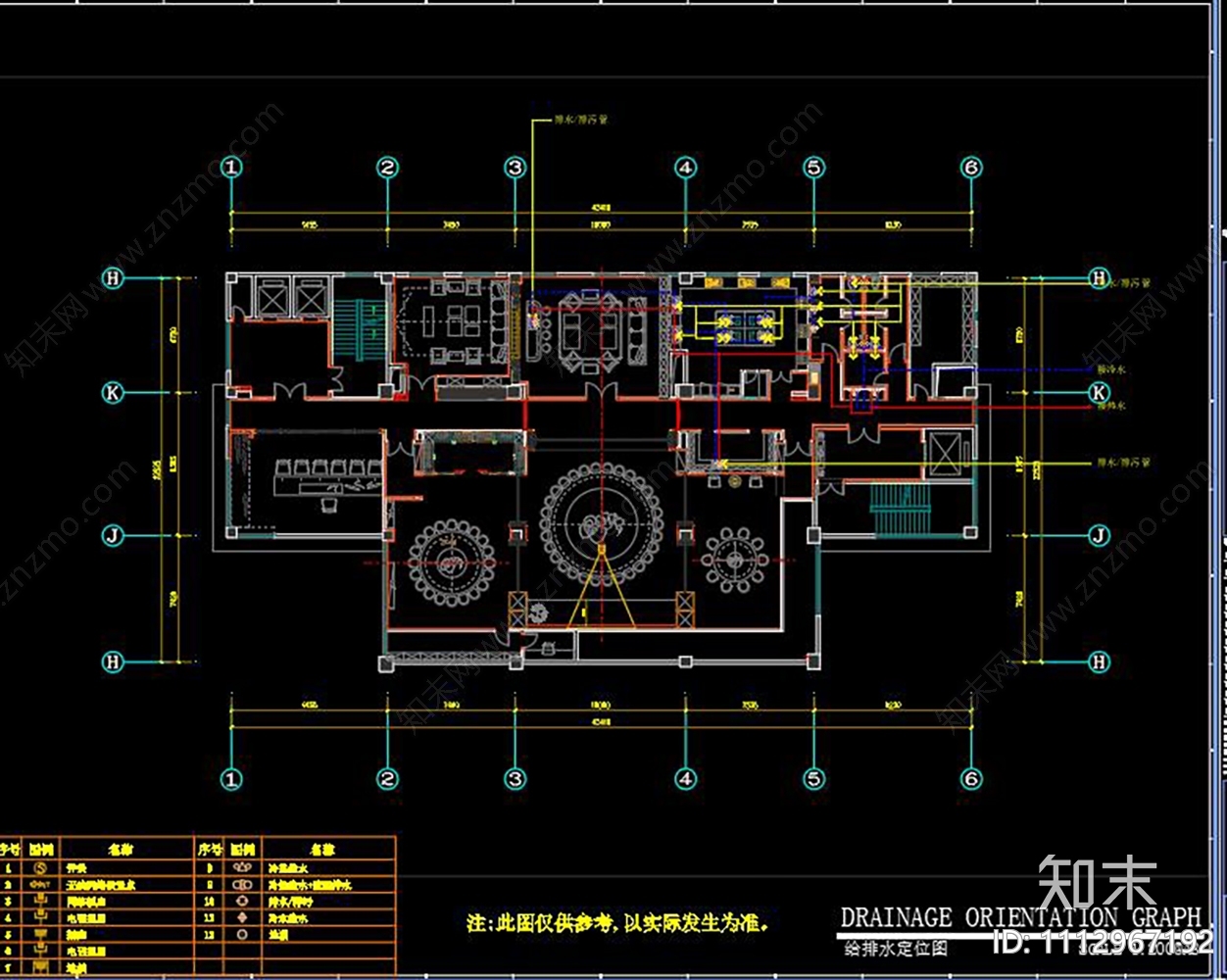 新中式会所CADcad施工图下载【ID:1112967192】