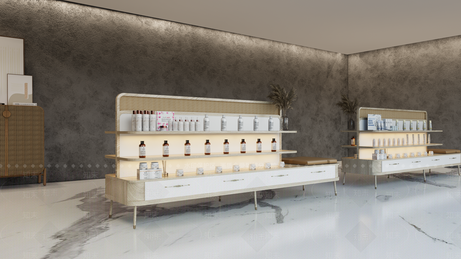 现代美妆店SU模型下载【ID:1112988731】