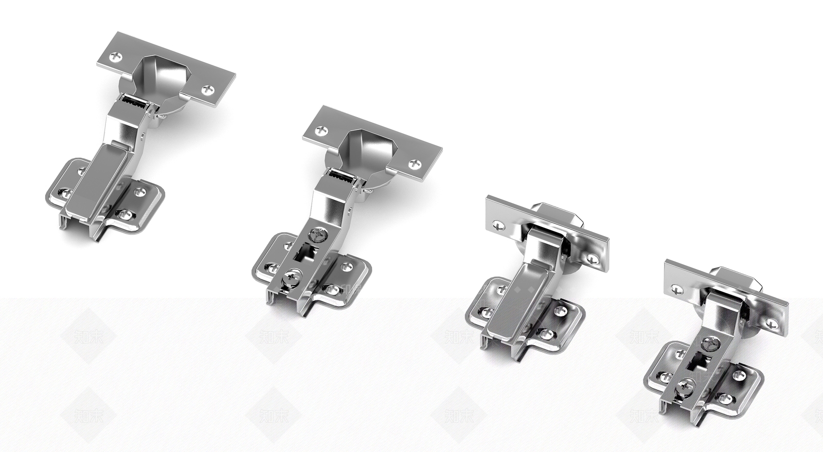 现代铰链3D模型下载【ID:1113004782】