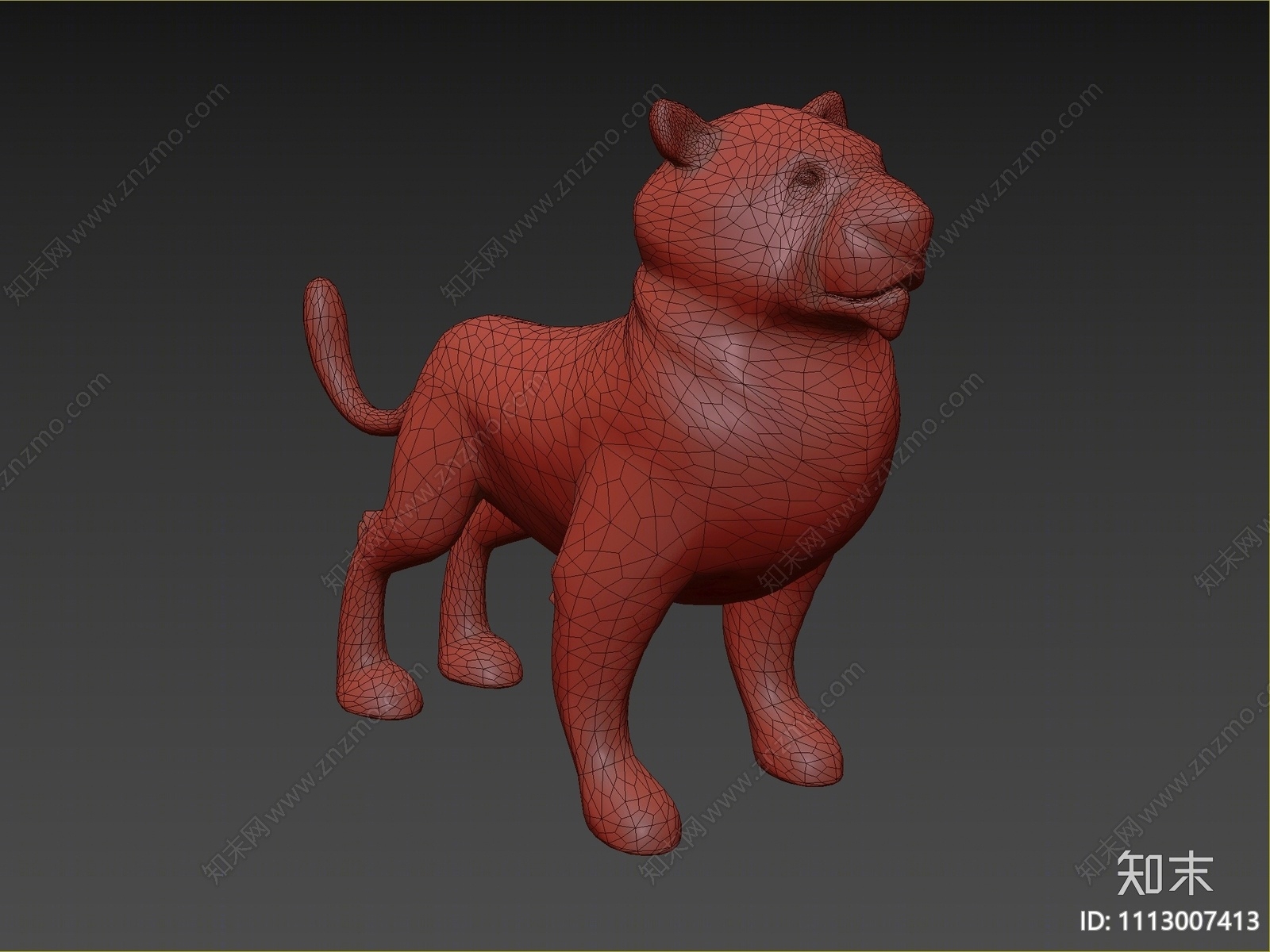 现代虎3D模型下载【ID:1113007413】