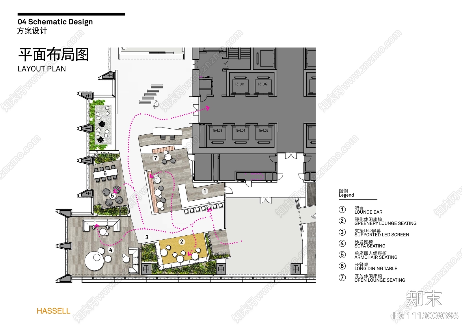 新中式住宅样板间设计方案cad施工图下载【ID:1113009396】