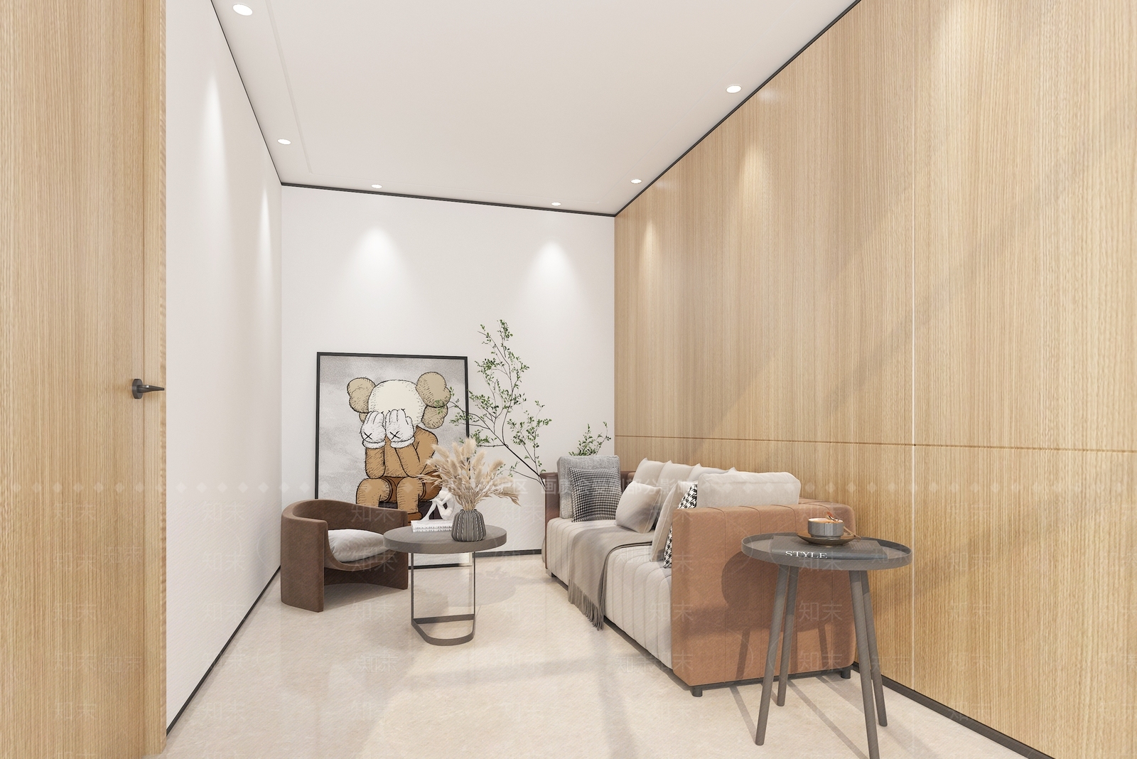 现代休息区3D模型下载【ID:1113065161】