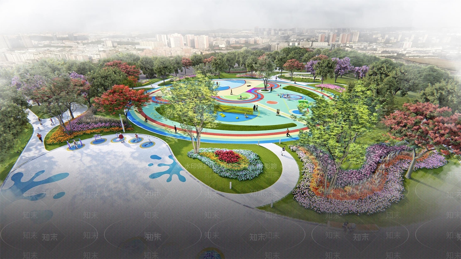 现代运动场地SU模型下载【ID:1113072609】