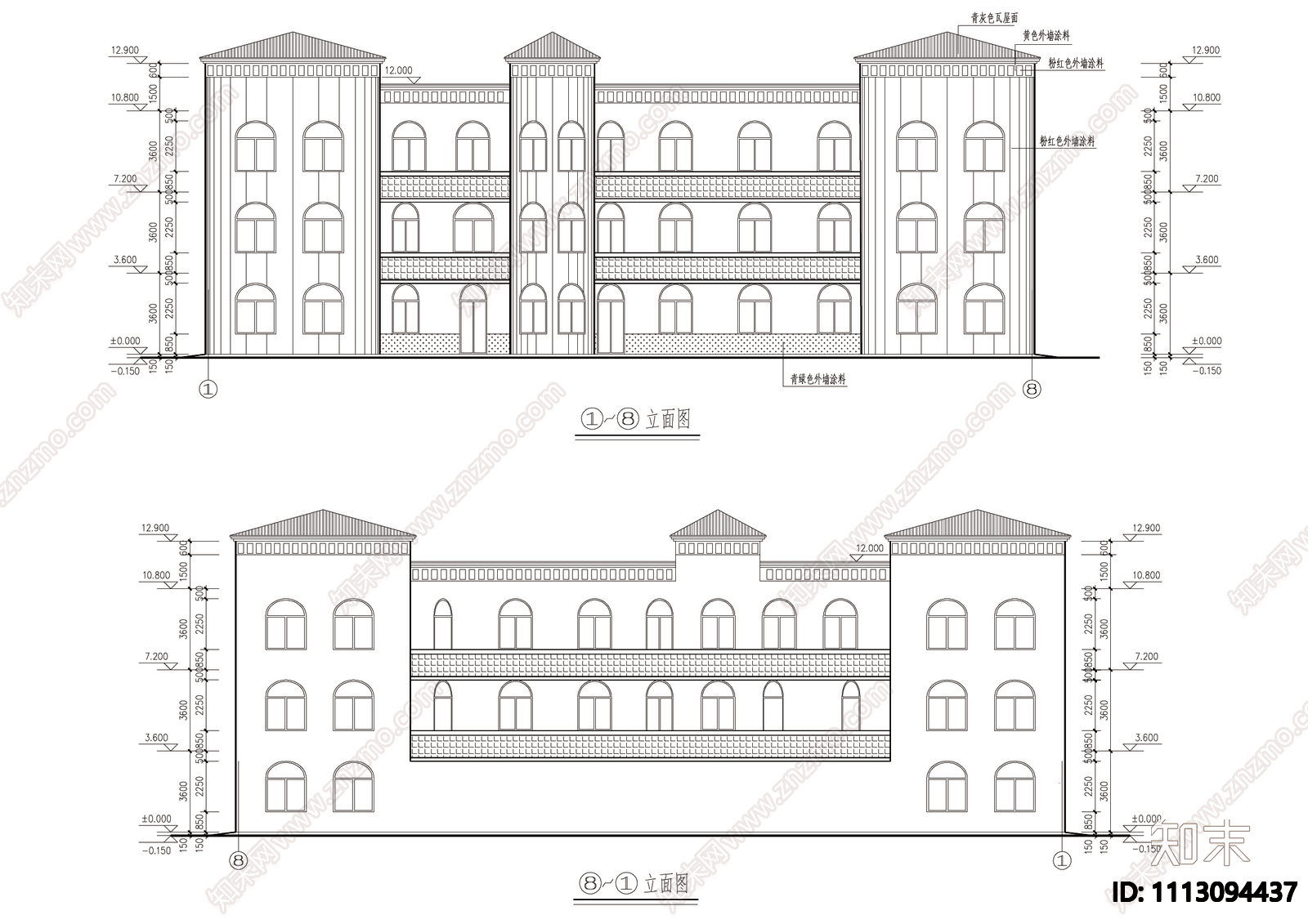 幼儿园建筑及结构图施工图下载【ID:1113094437】