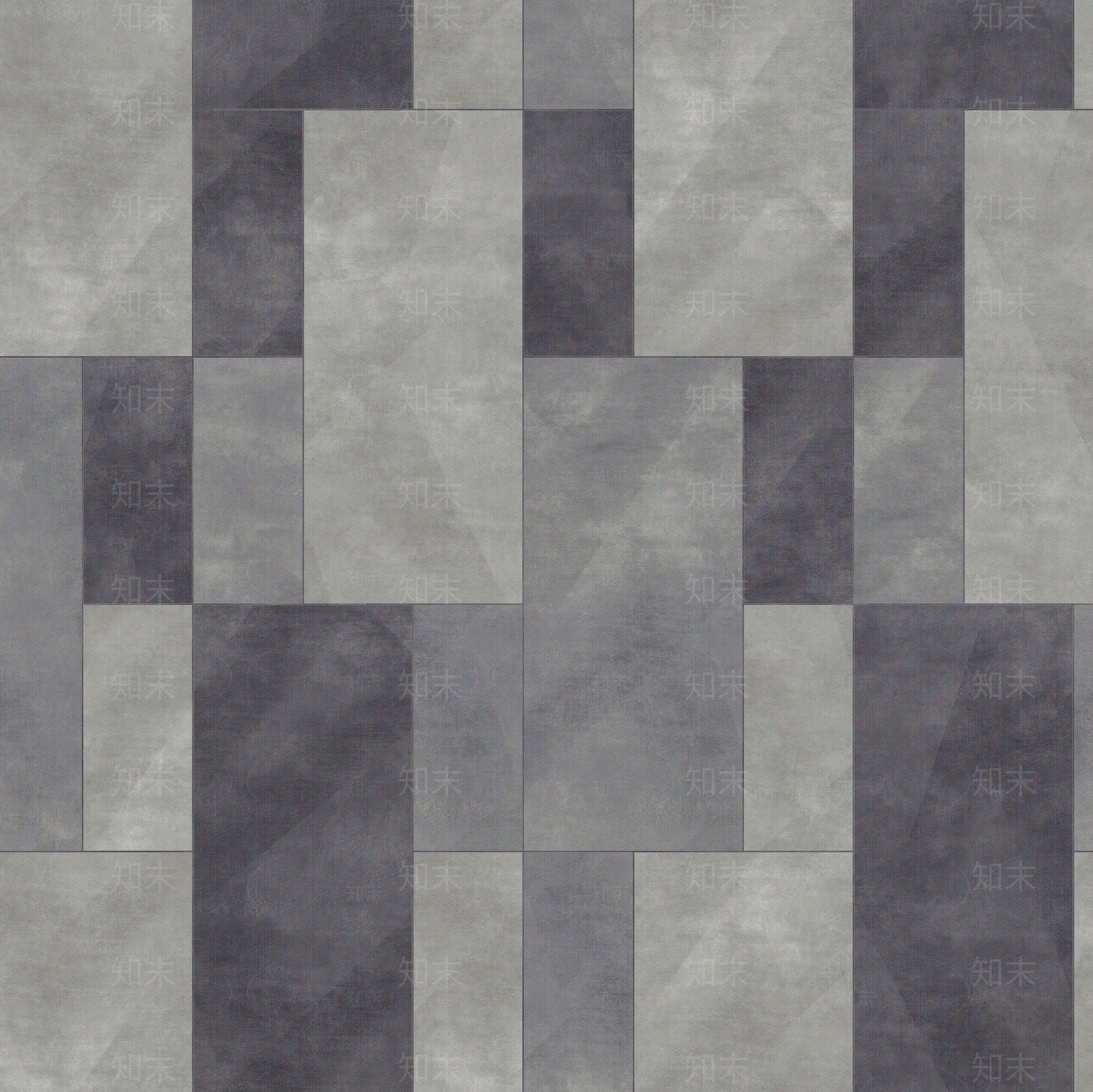 灰色几何块拼接石纹砖贴图下载【ID:1113101795】