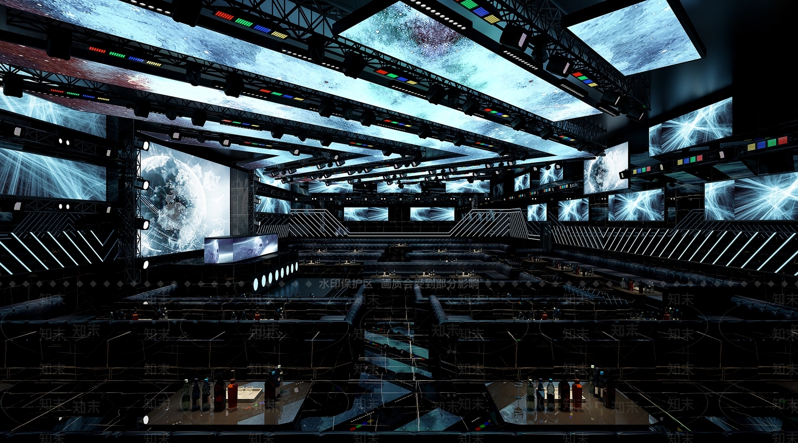 现代酒吧3D模型下载【ID:1113104866】