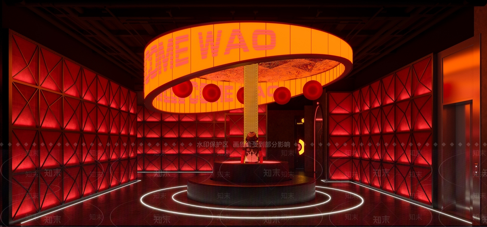 工业风酒吧大厅3D模型下载【ID:1113129519】