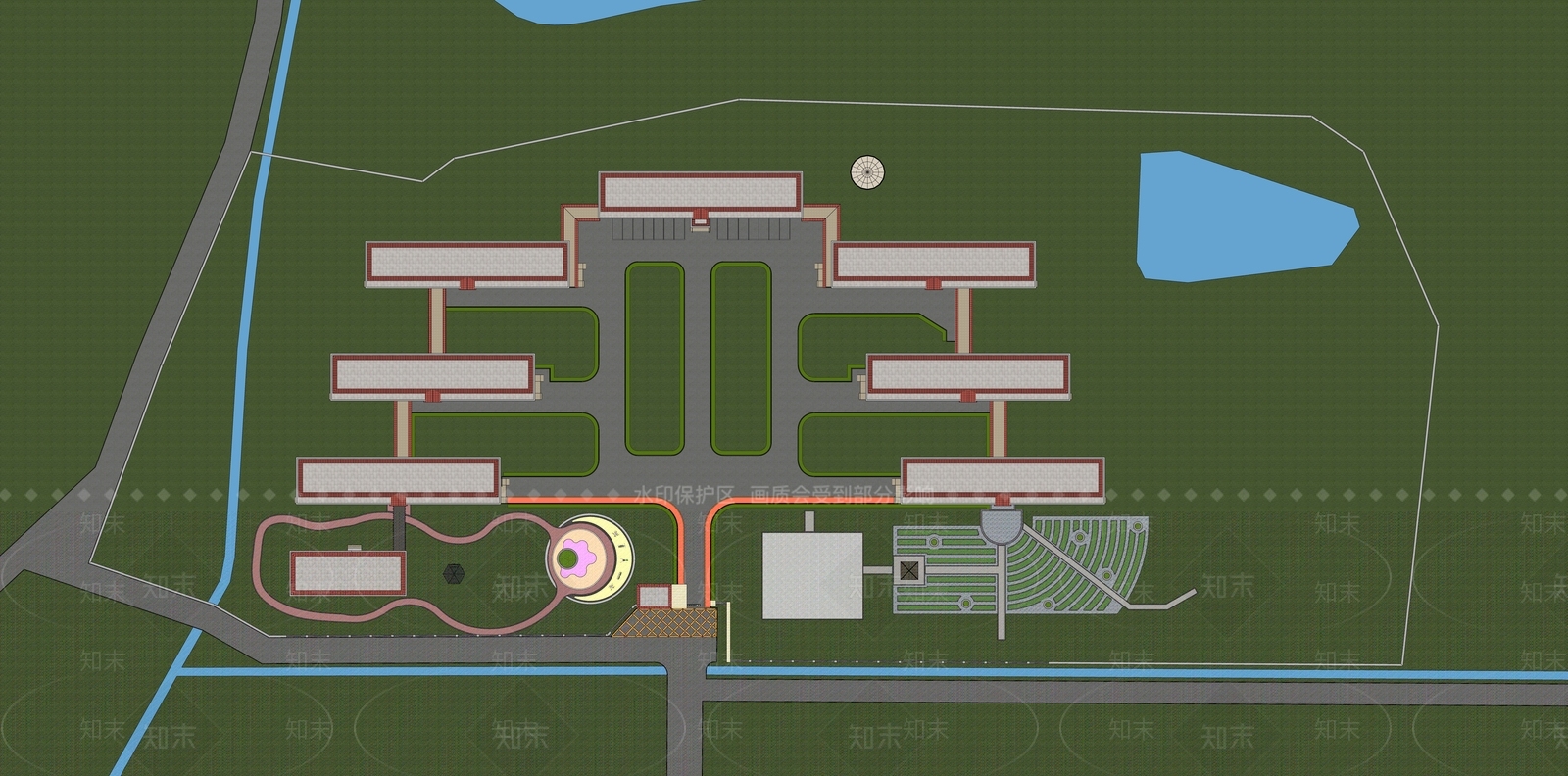 现代其他商业建筑SU模型下载【ID:1113132562】