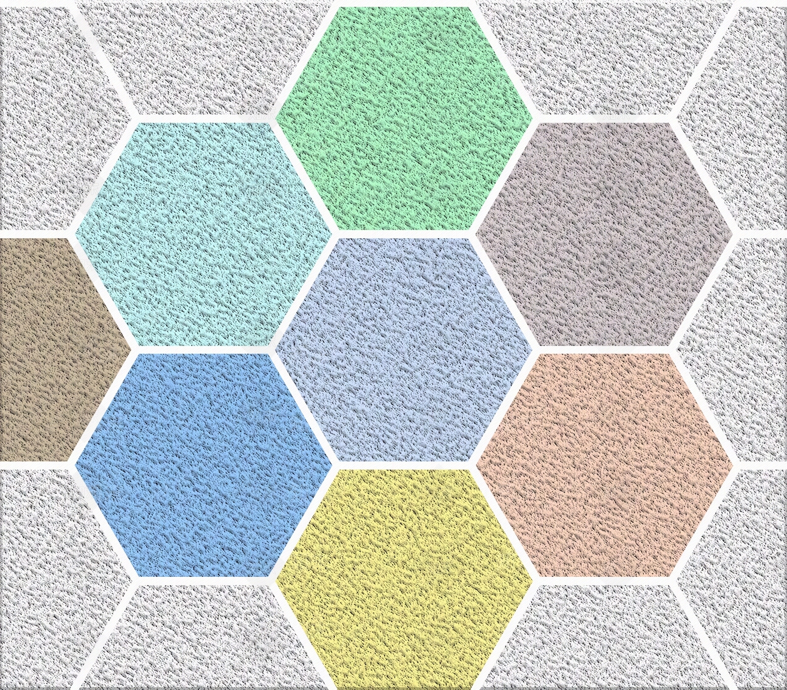 六边形彩色橡胶PVC贴图下载【ID:1113272009】