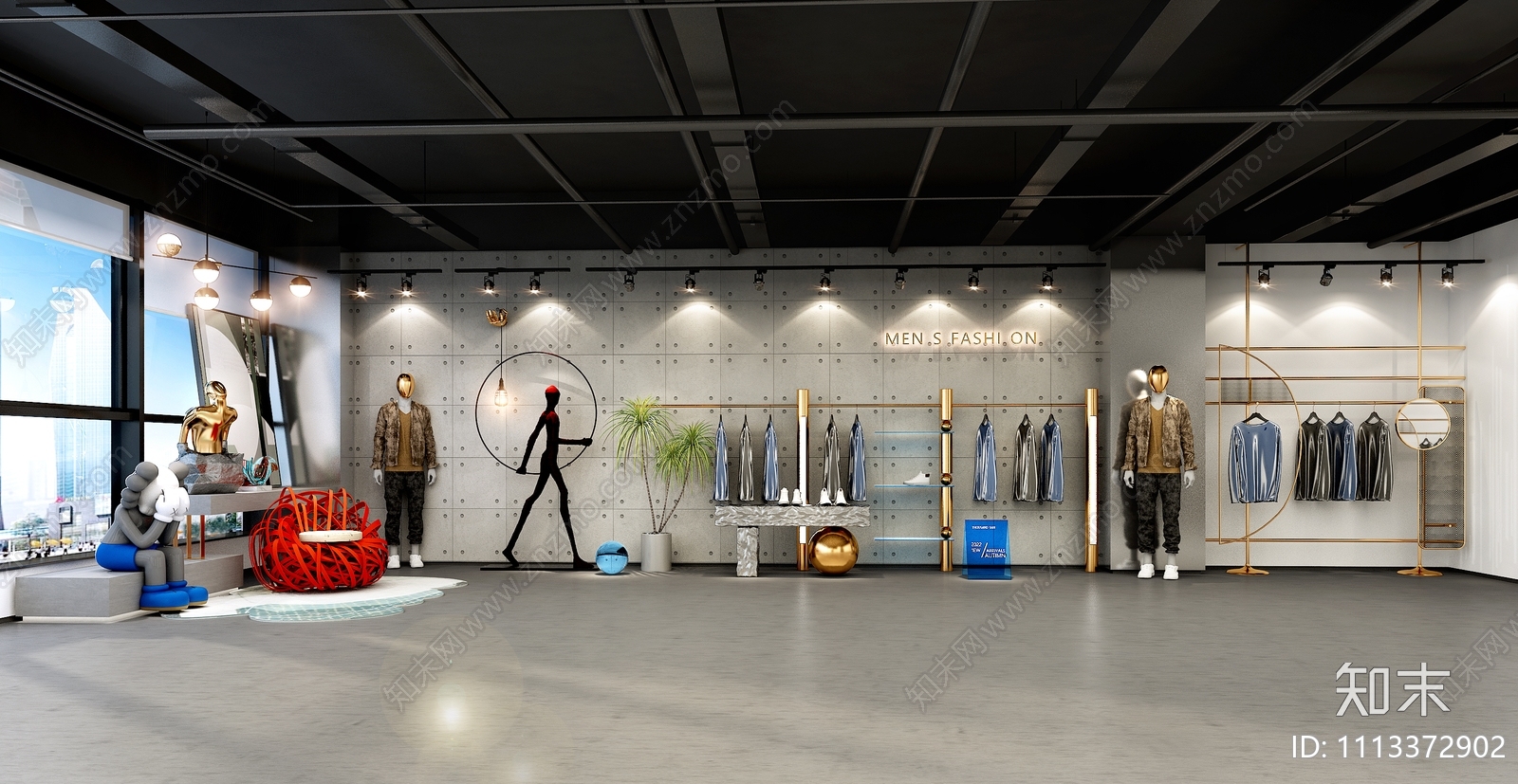 服装店cad施工图下载【ID:1113372902】