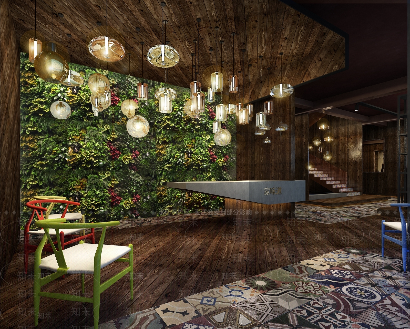 工业风火锅店3D模型下载【ID:1113383001】
