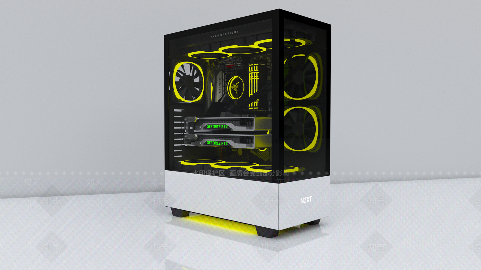 现代电脑主机SU模型下载【ID:1113396297】