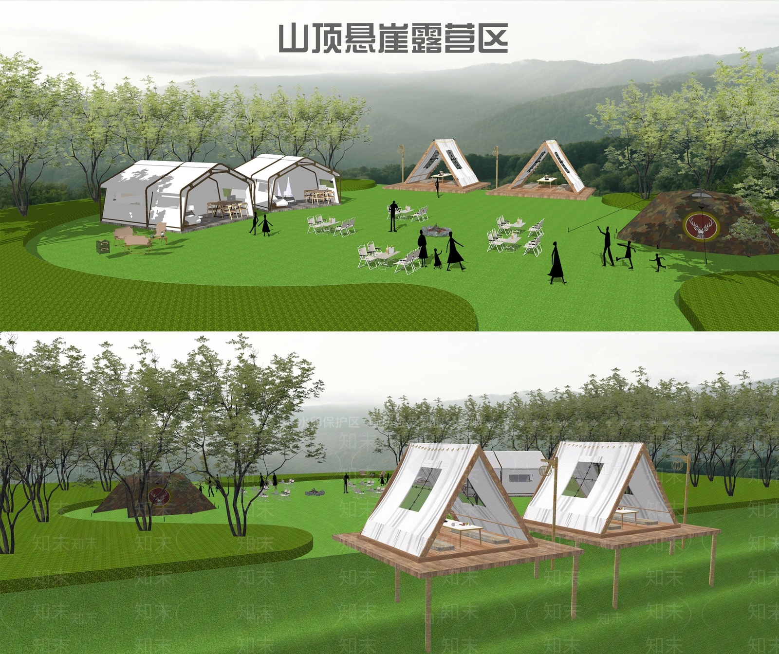 现代露营帐篷SU模型下载【ID:1113406978】