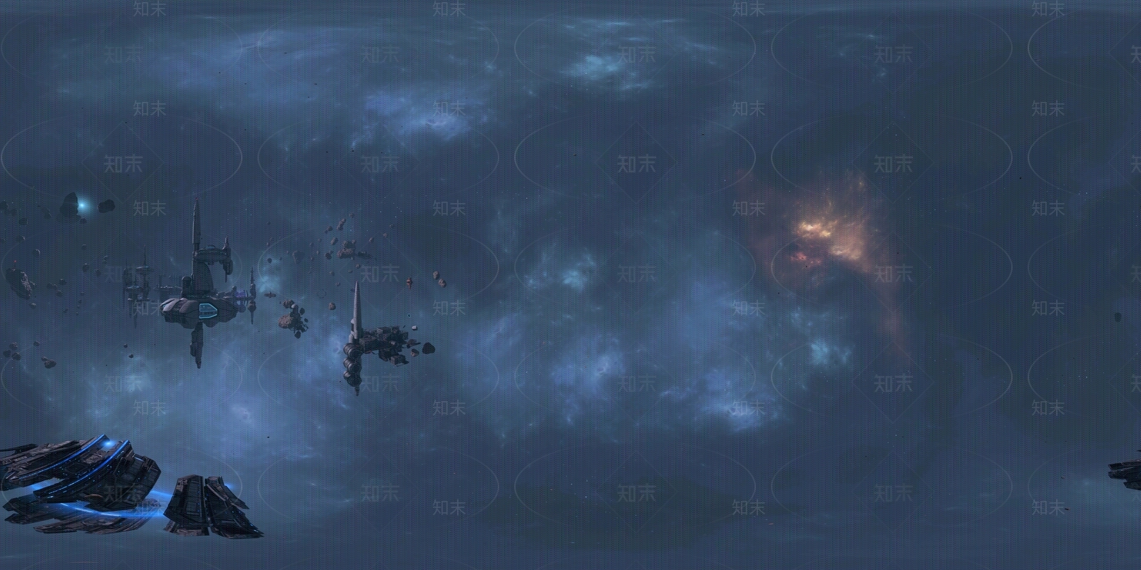 虚幻太空HDR贴图下载【ID:1113412273】