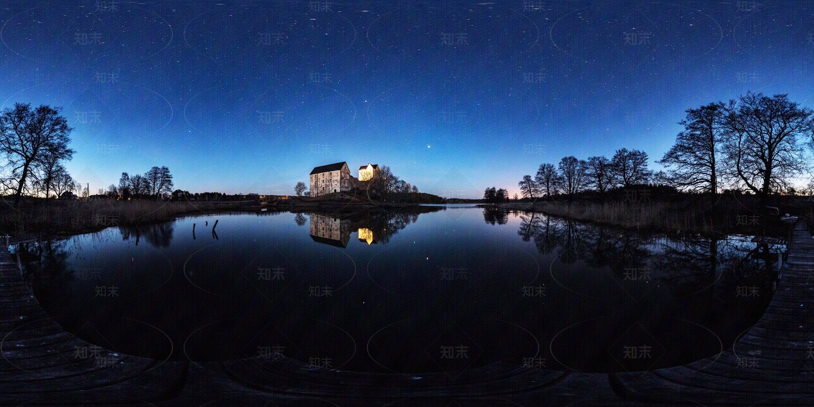 HDR乡野河流夜空贴图下载【ID:1113462163】