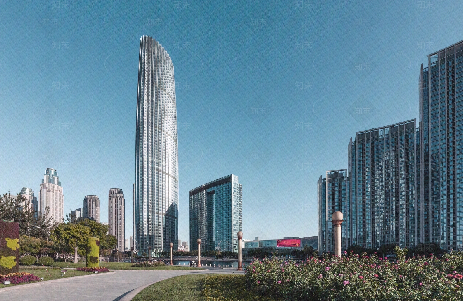 街道外景高清贴图材质