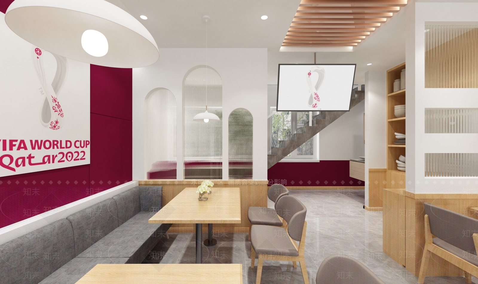 现代烧烤店3D模型下载【ID:1113493708】