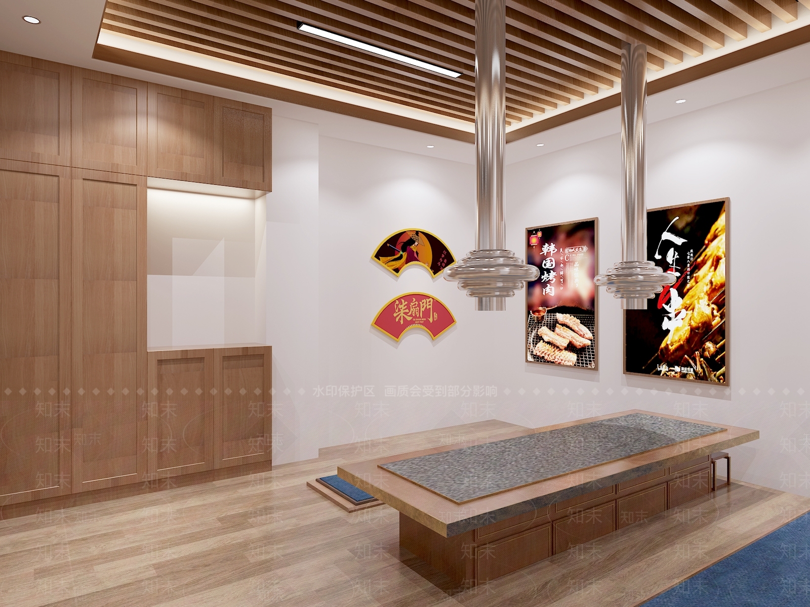新中式烧肉店3D模型下载【ID:1113486014】