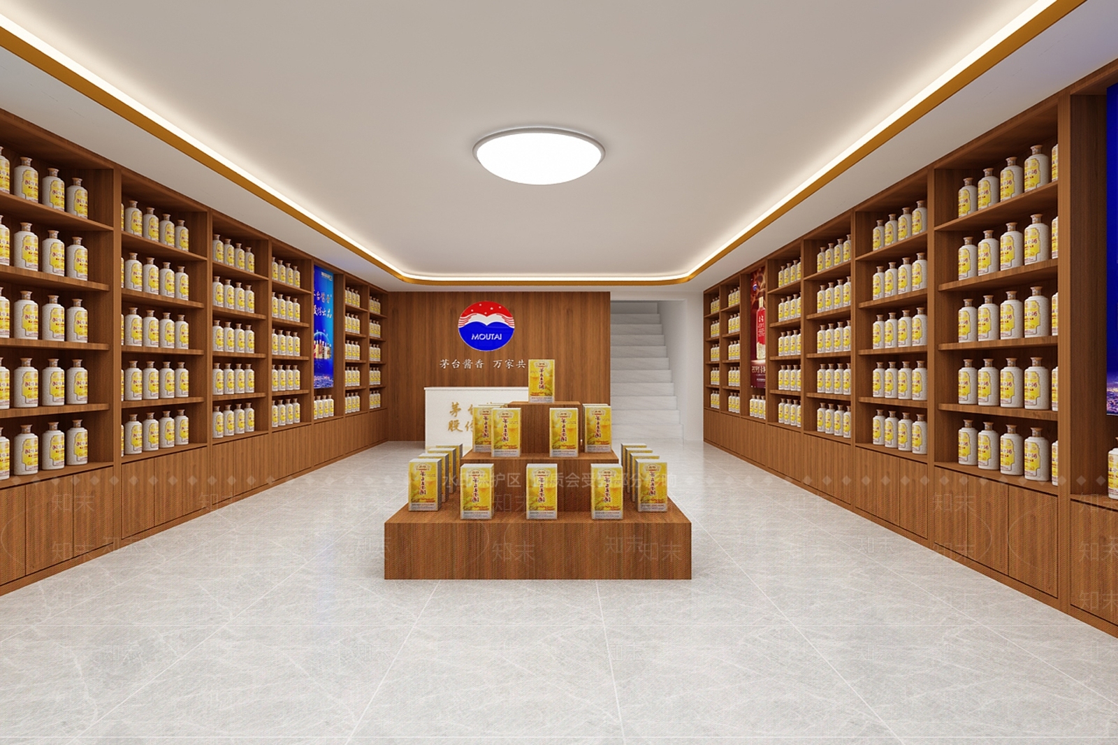 新中式茅台酒店3D模型下载【ID:1113486437】