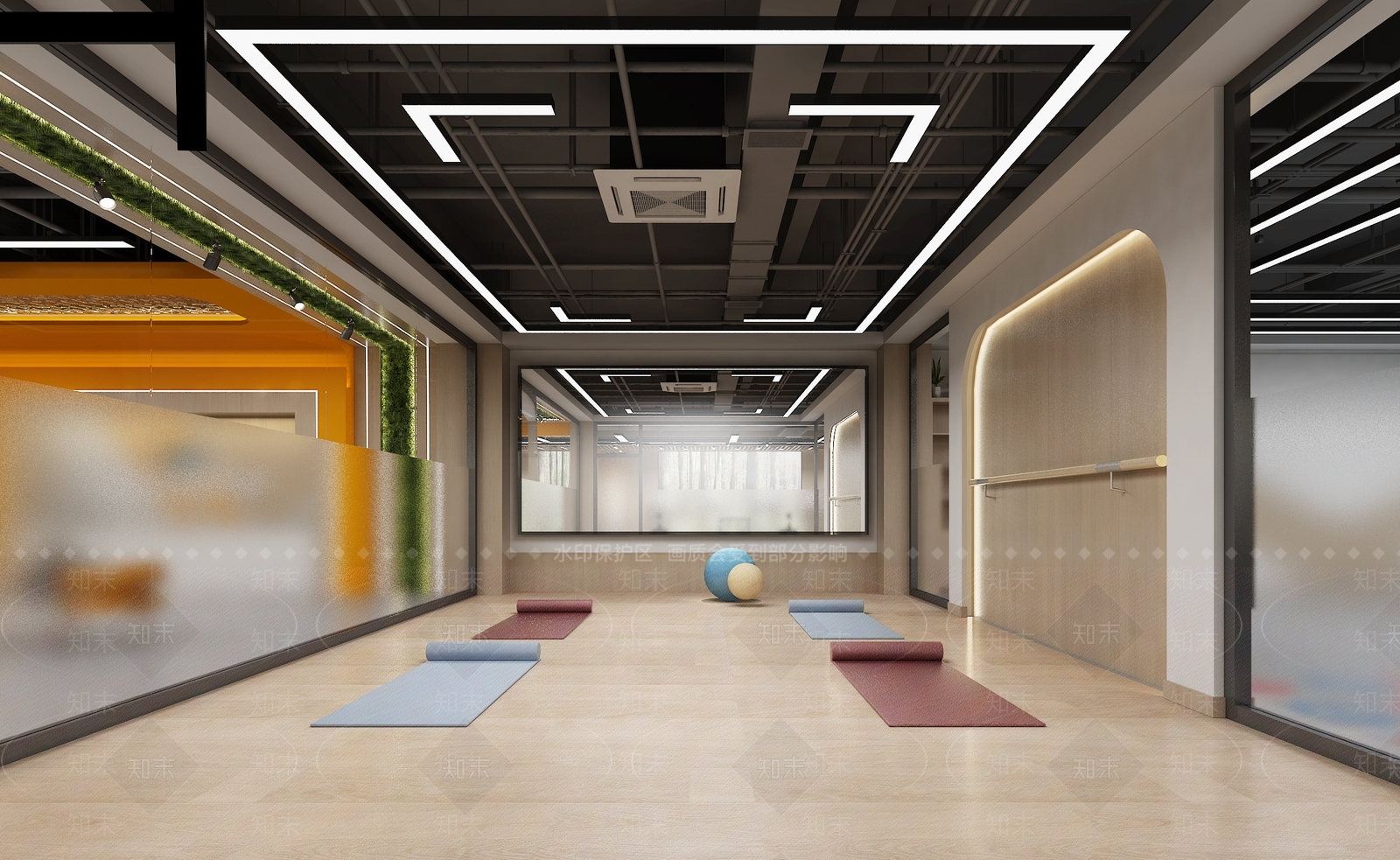 现代健身房3D模型下载【ID:1113489048】