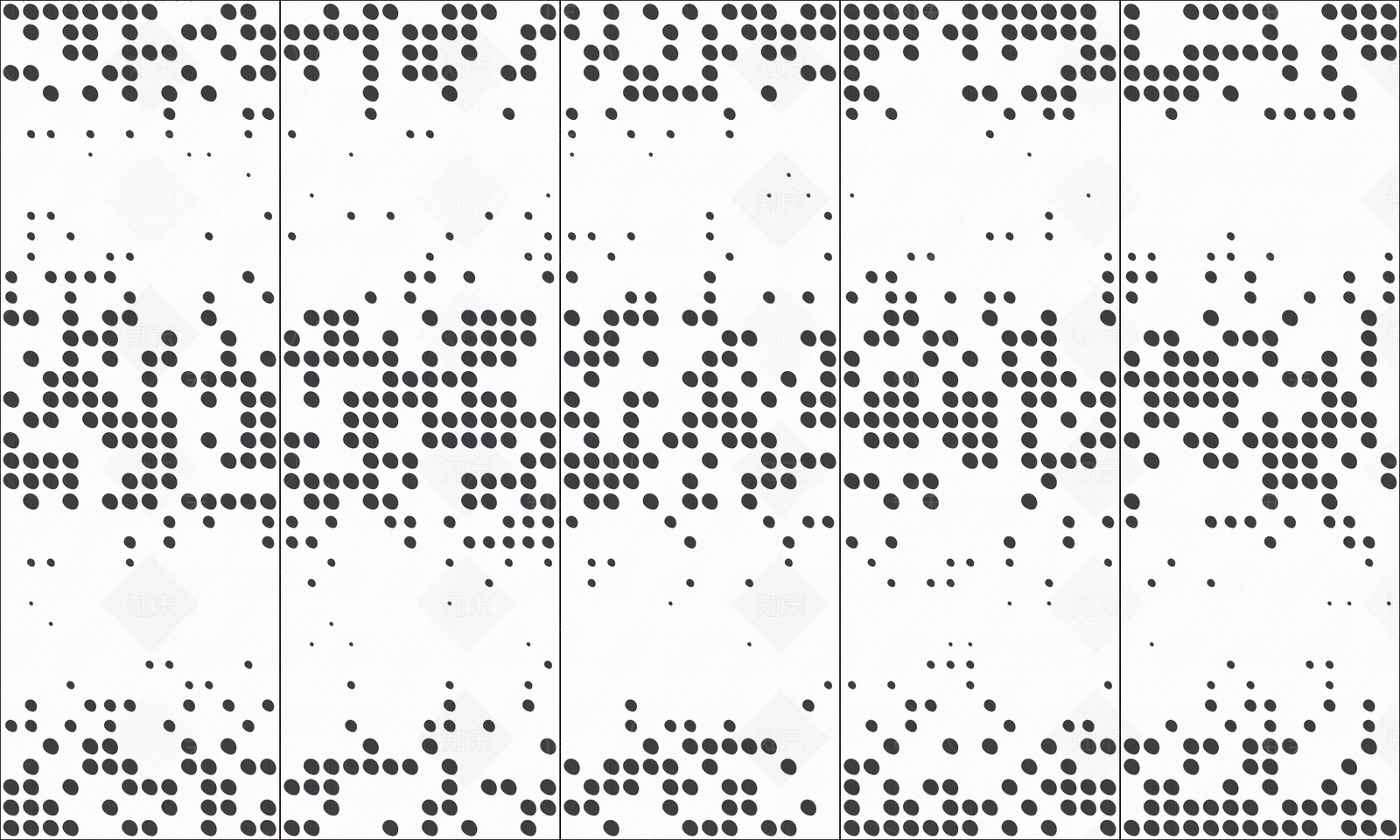 椭圆形渐变金属冲孔铝板贴图下载【ID:1113502590】