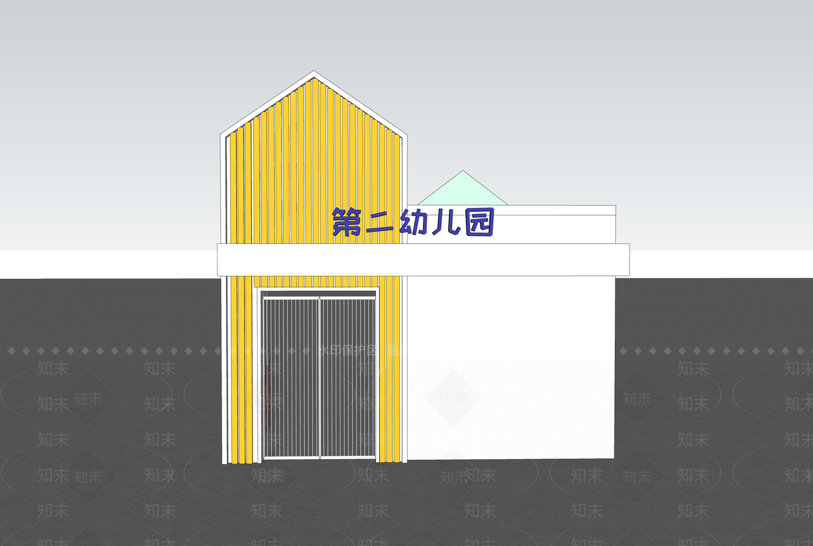 北欧幼儿园SU模型下载【ID:1113534752】