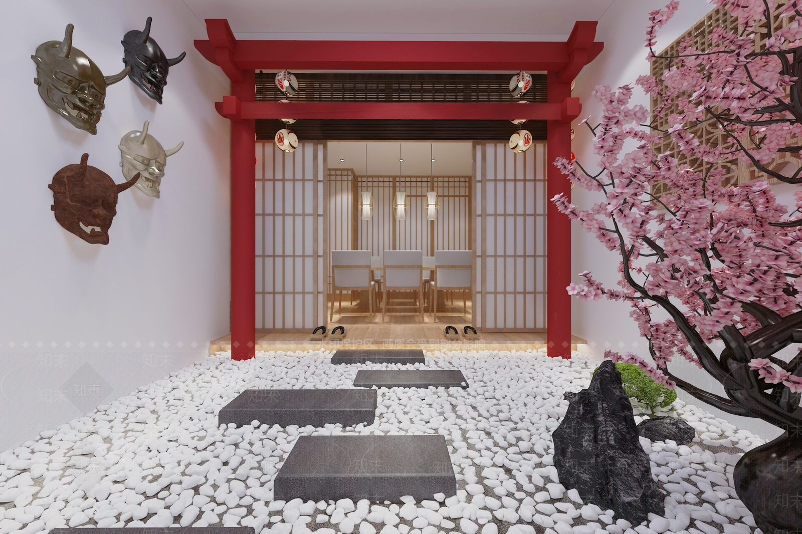 日式剧本杀3D模型下载【ID:1113537640】