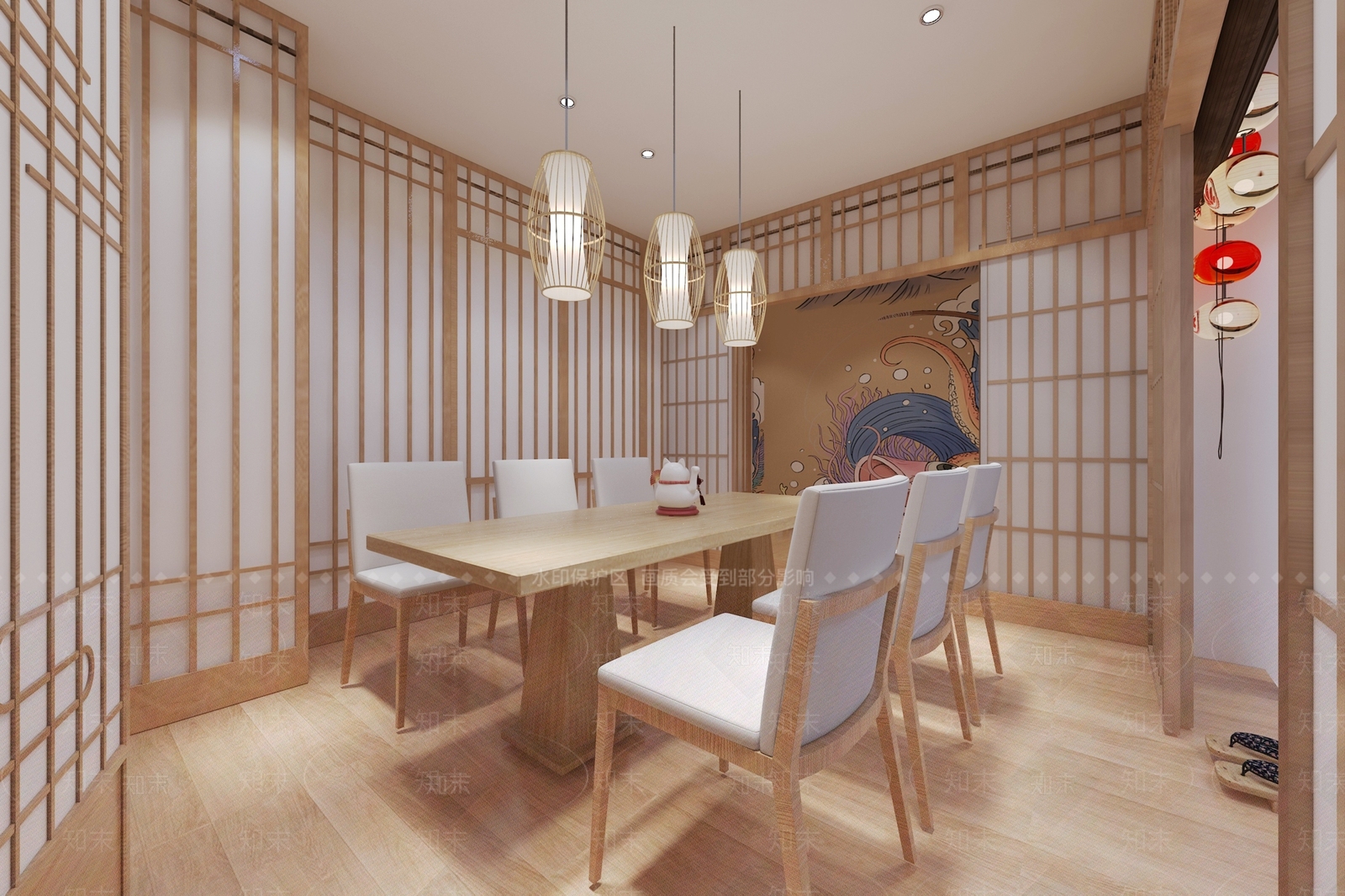 日式剧本杀3D模型下载【ID:1113537640】