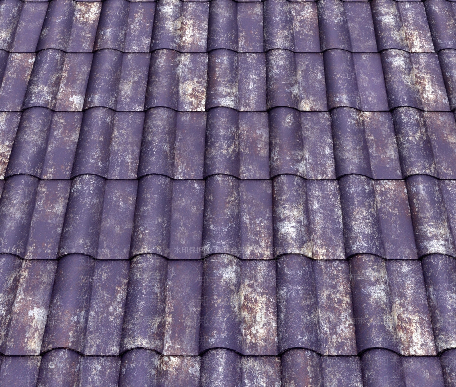 现代屋顶瓦片3D模型下载【ID:1113542209】