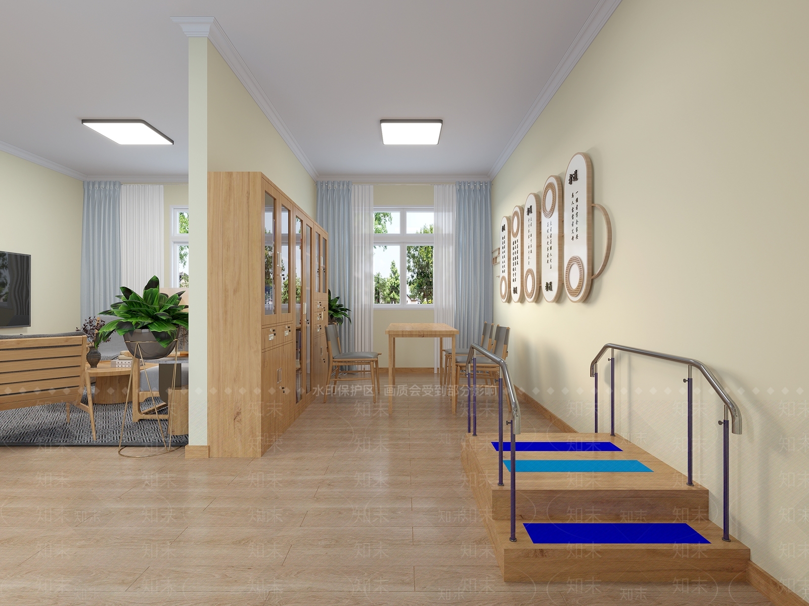 现代养老院3D模型下载【ID:1113544280】