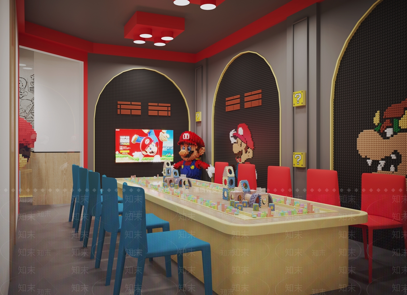 现代乐高店3D模型下载【ID:1113570339】